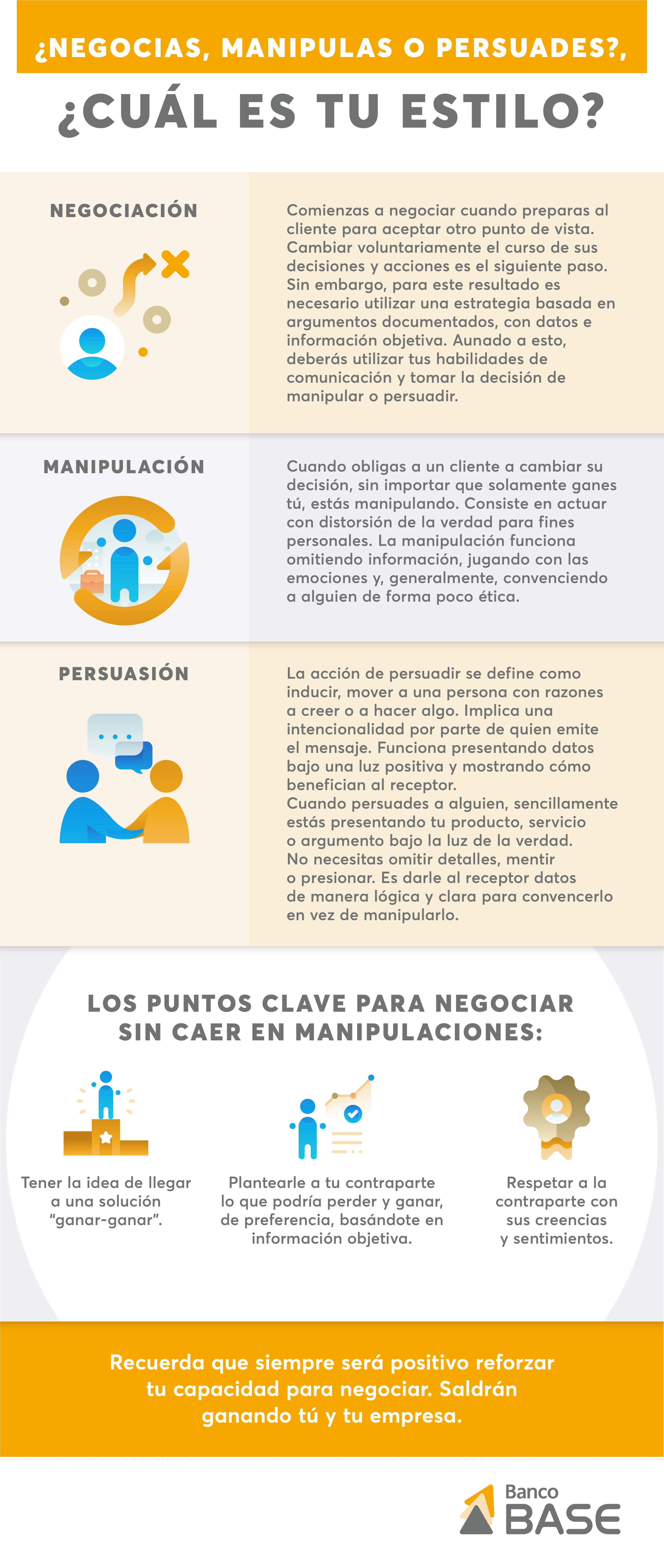 Infografía La importancia de negociar en la empresa