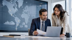 Equipo de comercio exterior evaluando estrategias de tesorería y gestión de riesgos por las negociaciones del T-MEC.
